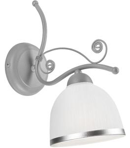 Vägglampa RETRO II 1xE27/60W/230V silver