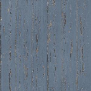 Noordwand Tapet Homestyle Old Wood blå