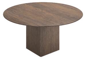 Dk3 - Ten table round matbord Ø120cm oljad valnöt - Matbord - Christian Troels & Jacob Plejdrup - Träfärgad - Trä