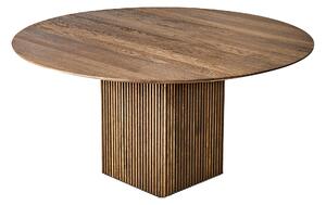 Dk3 - Ten table round matbord Ø120cm oljad rökt ek - Matbord - Christian Troels & Jacob Plejdrup - Träfärgad - Trä