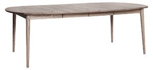 Svalan matbord - Ovalt 140cm - Inkl 2 skivor - Vitoljad ek