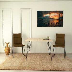 Hanah Home - Bord Sandalf Square Caucasian - Natur - Matbord - Från Homeroom