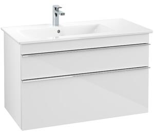 Tvättställsskåp Villeroy & Boch Venticello 95 cm med 2 Lådor för Ocentrerat Skåpstvättställ