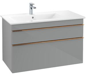 Tvättställsskåp Villeroy & Boch Venticello 95 cm med 2 Lådor för Ocentrerat Skåpstvättställ