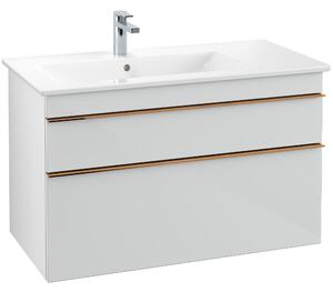 Tvättställsskåp Villeroy & Boch Venticello 95 cm med 2 Lådor för Ocentrerat Skåpstvättställ