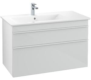 Tvättställsskåp Villeroy & Boch Venticello 95 cm med 2 Lådor för Ocentrerat Skåpstvättställ