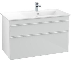 Tvättställsskåp Villeroy & Boch Venticello 95 cm med 2 Lådor för Ocentrerat Skåpstvättställ