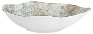 VEGA Djup tallrik Gironia asymmetrisk; 70cl, 24.5 cm (Ø); Gråbrun/taupe; Asymmetrisk; 6 Styck / Förpackning