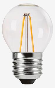 PR Home - Shine LED Filament Klot Clear E27 - Transparent - Ljuskällor & glödlampor - Från Homeroom