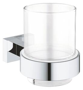 Glas Grohe Essentials Cube med Hållare