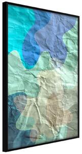 Inramad Poster / Tavla - Colour Your Own Mandala III - 20x30 Svart ram med passepartout