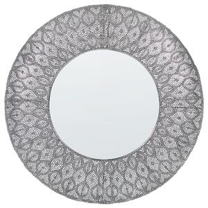 Spegel rund 75 cm silver BALLIA Beliani