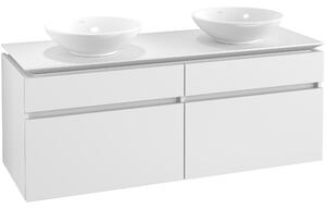 Tvättställsskåp Villeroy & Boch Legato 1400 med 4 Lådor för Två Ytmonterade Tvättställ