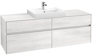 Tvättställsskåp Villeroy & Boch Collaro 160 cm med 4 Lådor för Ovanpåliggande Tvättställ