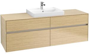 Tvättställsskåp Villeroy & Boch Collaro 160 cm med 4 Lådor för Ovanpåliggande Tvättställ