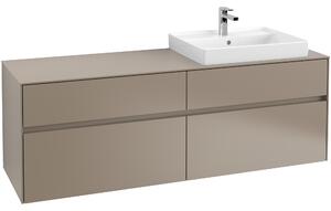 Tvättställsskåp Villeroy & Boch Collaro 160 cm med 4 Lådor för Ovanpåliggande Tvättställ