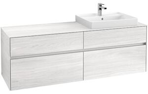 Tvättställsskåp Villeroy & Boch Collaro 160 cm med 4 Lådor för Ovanpåliggande Tvättställ