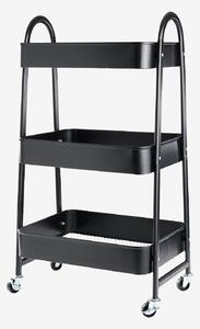 NORDFORM - Vagn med 3 Nivåer - Svart - Serveringsvagnar - Från Homeroom