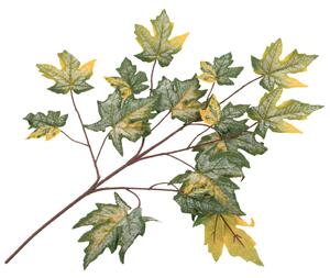 Konstgjorda blad lönn 10 st grön 75 cm