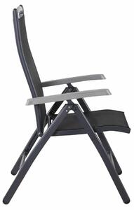 ALBANY Fällbar stol - Svart | Utemöbler