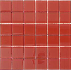 Kristallmosaik Arredo Blank 48x48x8 mm Röd