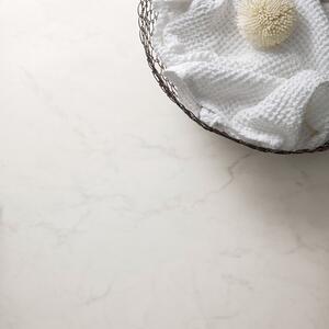 Våtrumsmatta Tarkett Aquarelle Marble Carrare White