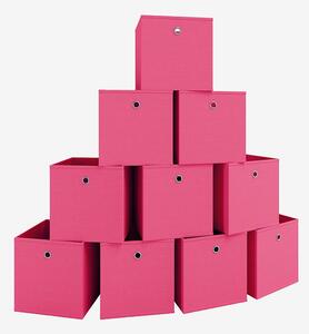 VCM - Set med 10 hopfällbara boxar Boxas - Rosa - Hyllor & förvaring - Från Homeroom