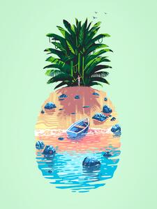 Illustration Pineapple Island, Mark Harrison