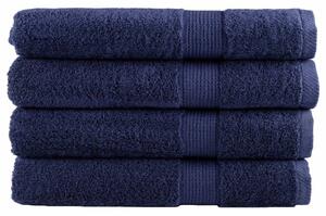 Premium handdukar 4st marinblå 100x200cm 600gsm 100% bomull