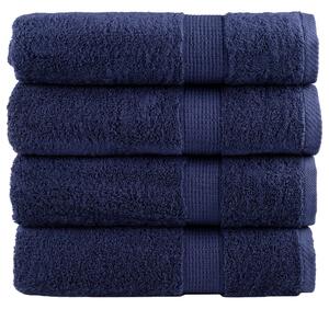Premium handdukar 4st marinblå 50x100cm 600gsm 100% bomull