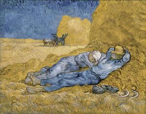 Vincent van Gogh - Konsttryck The Siesta (1890), (40 x 30 cm)