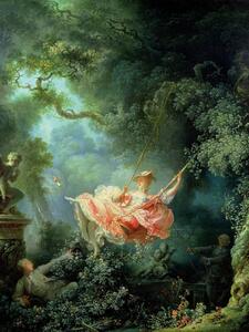 Bildreproduktion The Happy Accidents of the Swing - Jean-Honoré Fragonard, (30 x 40 cm)