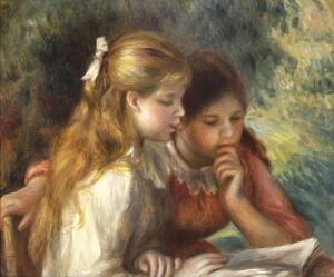 Pierre Auguste Renoir - Konsttryck The Reading, c.1890-95, (40 x 35 cm)