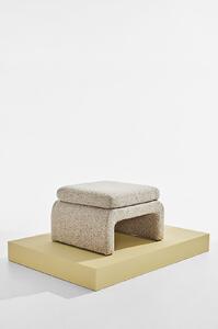 Pastill - Mika sittpuff bouclé - Beige - Fotpallar & puffar - Från Homeroom