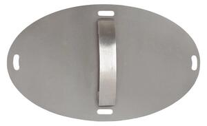 Ugnsdörr för Grill Forno II - - Färg: Grå - Storlek: 22,7 cm x 37 cm x 0,6 cm