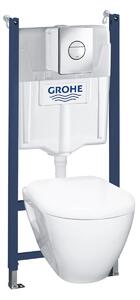 Vägghängd Toalettstol Grohe Solido Compact Set 38973 4in1 Komplett