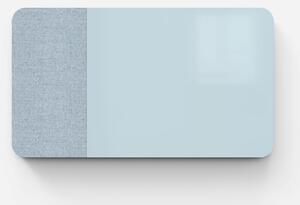 Mood Fabric Wall, glasskrivtavla, 175x100 cm, glas höger, Calm