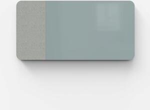 Mood Fabric Wall, glasskrivtavla, 200x100 cm, glas höger, Frank