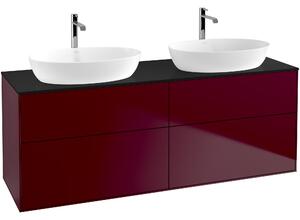 Tvättställsskåp Villeroy & Boch Finion med 4 Lådor och Bänkskiva för Två Fristående Tvättställ från Artis & Collaro