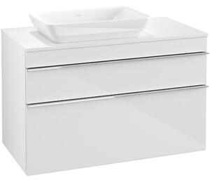 Tvättställsskåp Villeroy & Boch Venticello 96 cm med 2 Lådor för Ocentrerat Ytmonterat Tvättställ