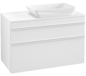 Tvättställsskåp Villeroy & Boch Venticello 96 cm med 2 Lådor för Ocentrerat Ytmonterat Tvättställ