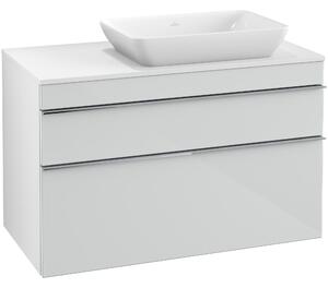 Tvättställsskåp Villeroy & Boch Venticello 96 cm med 2 Lådor för Ocentrerat Ytmonterat Tvättställ