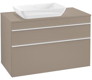 Tvättställsskåp Villeroy & Boch Venticello 96 cm med 2 Lådor för Ocentrerat Ytmonterat Tvättställ