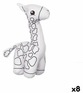 Gosedjur att färga Pincello ST448 Vit Svart Tyg 17 x 22 x 9 cm Giraff (8 antal)