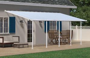 Altantak i aluminium Sierra Palram - Canopia 3 x 7,3 m vit