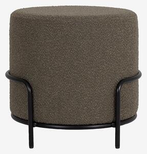 Tenzo - Puff Carl Ø 45 cm - Beige - Fotpallar & puffar - Från Homeroom