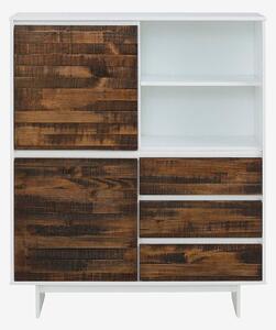Loft24 - Hög skänk Morgan 2 dörrar/3 lådor - Flerfärgad - Skänkar & sideboards - Från Homeroom