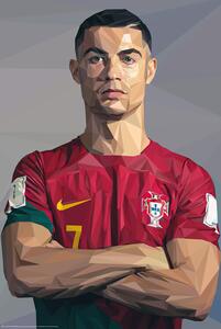 Poster, Affisch Ronaldo PRTGL