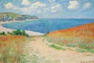 Poster, Affisch Path Through the Corn at Pourville (1882), Claude Monet