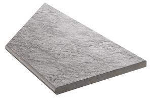 Uteklinker Bricmate Z Quartzit Grey Pool Inner Corner Right 30x60 cm